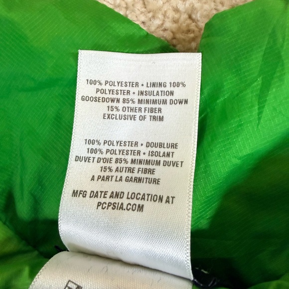 Patagonia Downfilled Women's Vibrant Green Puffer Coat size small - Picture 7 of 9